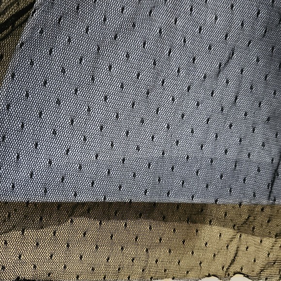 Charlotte Russe Babydoll Cami Black Mesh Pointelle Fairy Grunge Sheer Whimsigoth - Picture 7 of 10